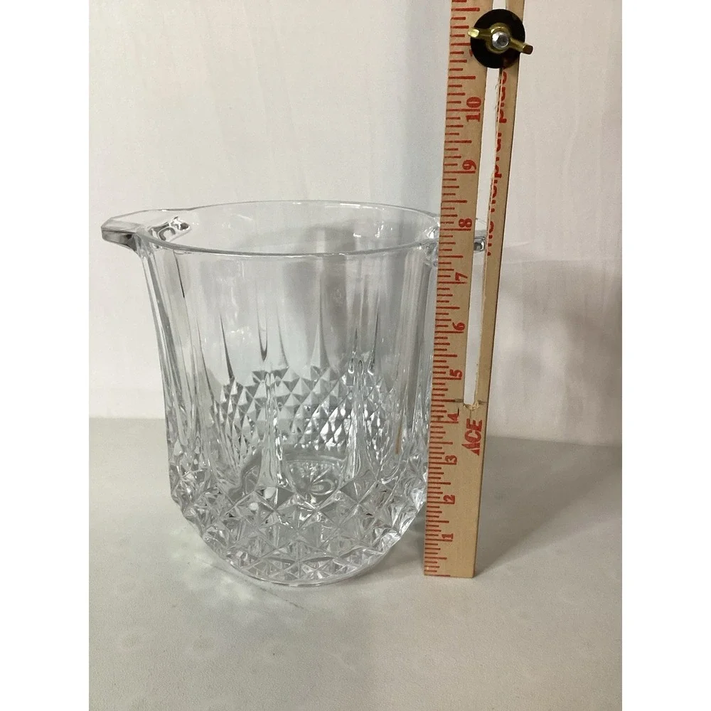 Vintage French Heavy Crystal Glass Champagne Ice‎ Bucket Barware